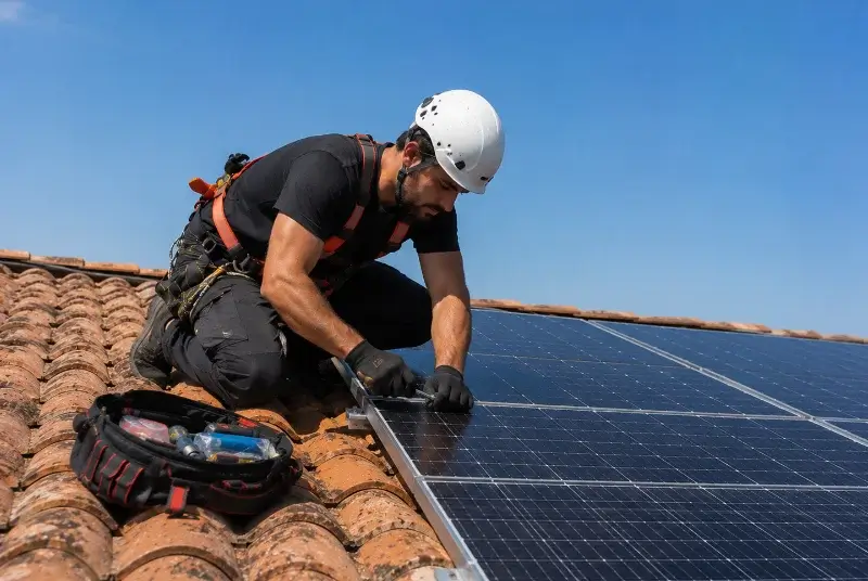 Maintenance et monitoring de panneaux solaires à Schirrhein