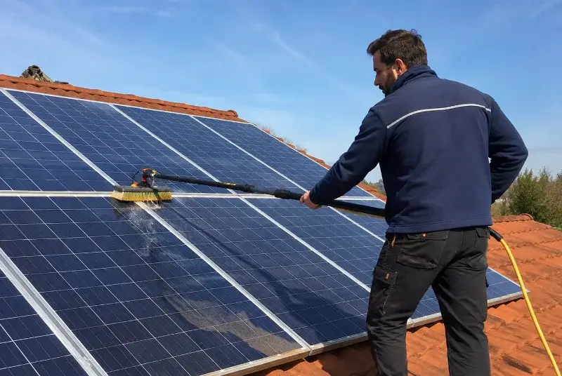 Nettoyage et entretien de panneaux solaires à Schirrhein